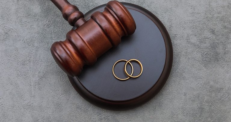 A wooden gavel and block