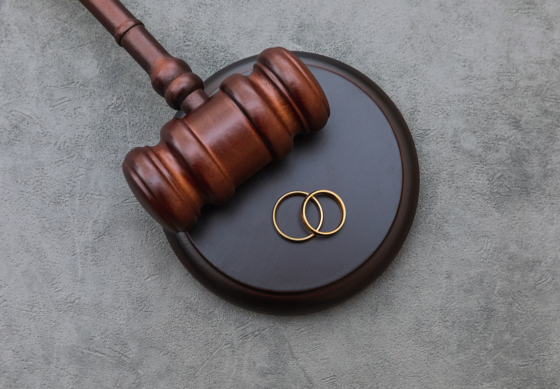 A wooden gavel and block
